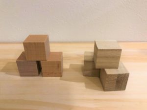 「ニキーチンの積み木」教材作成方法（ブロックの準備）